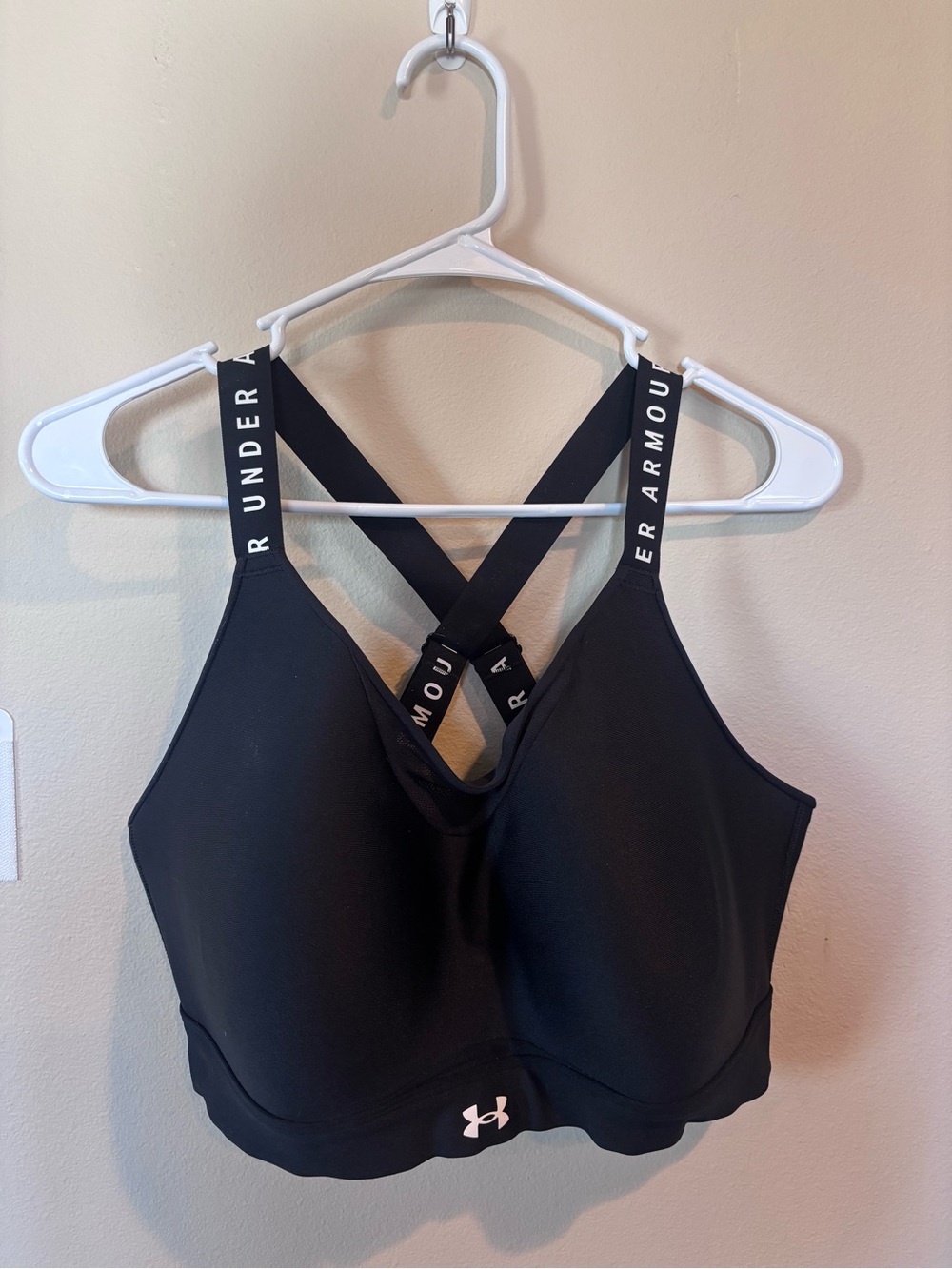 Under Armour Black Crossback Padded Sports Bra